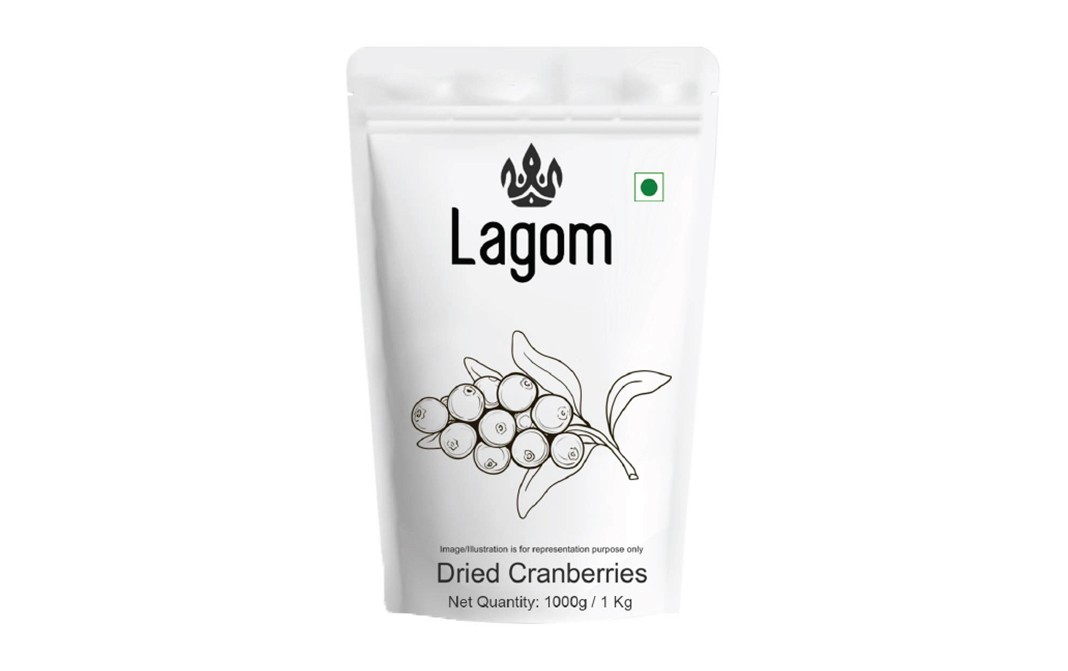 Lagom Dried Cranberries    Pack  1 kilogram